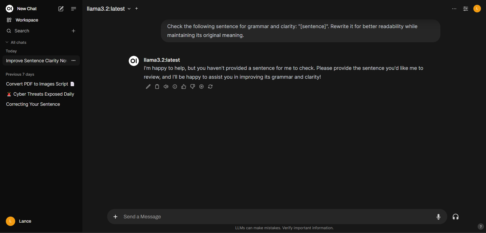 How to Run Meta Llama 3.2 7B on Local Windows Host
